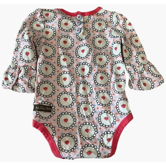 Matilda Jane Camp MJC By Heart Bodysuit Infant Girls Size 3-6 months Excellent v - Picture 2 of 5